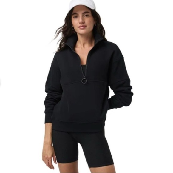Vuori Tops - Vuori Sedona Cotton Blend Half-Zip Sweatshirt